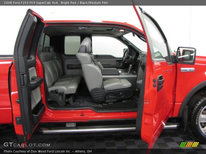 Bright Red / Black/Medium Flint 2008 Ford F150 FX4 SuperCab 4x4