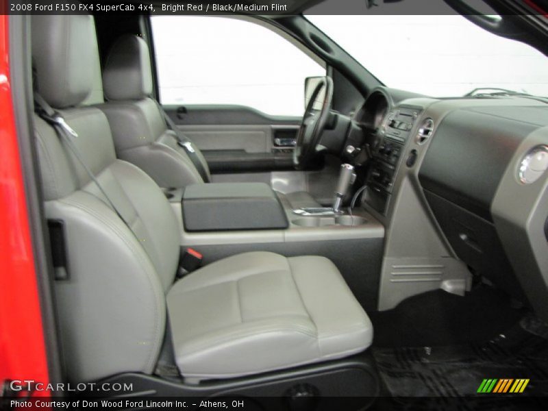 Bright Red / Black/Medium Flint 2008 Ford F150 FX4 SuperCab 4x4