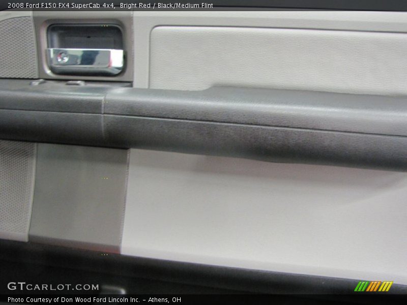 Bright Red / Black/Medium Flint 2008 Ford F150 FX4 SuperCab 4x4