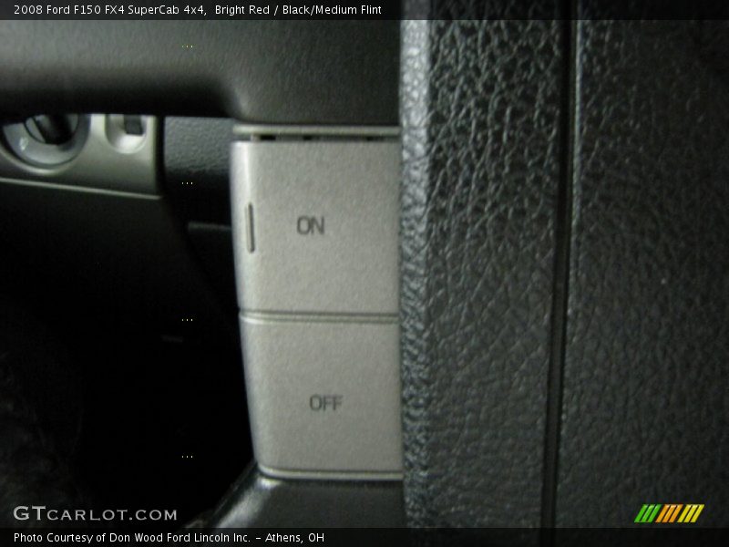 Bright Red / Black/Medium Flint 2008 Ford F150 FX4 SuperCab 4x4