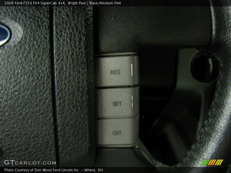 Bright Red / Black/Medium Flint 2008 Ford F150 FX4 SuperCab 4x4