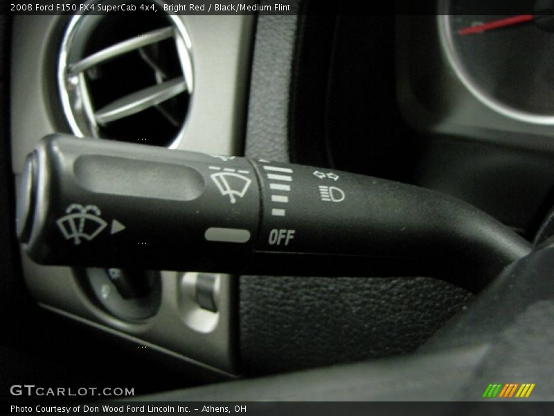 Bright Red / Black/Medium Flint 2008 Ford F150 FX4 SuperCab 4x4