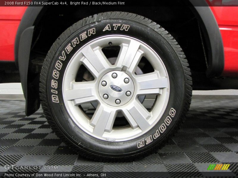Bright Red / Black/Medium Flint 2008 Ford F150 FX4 SuperCab 4x4