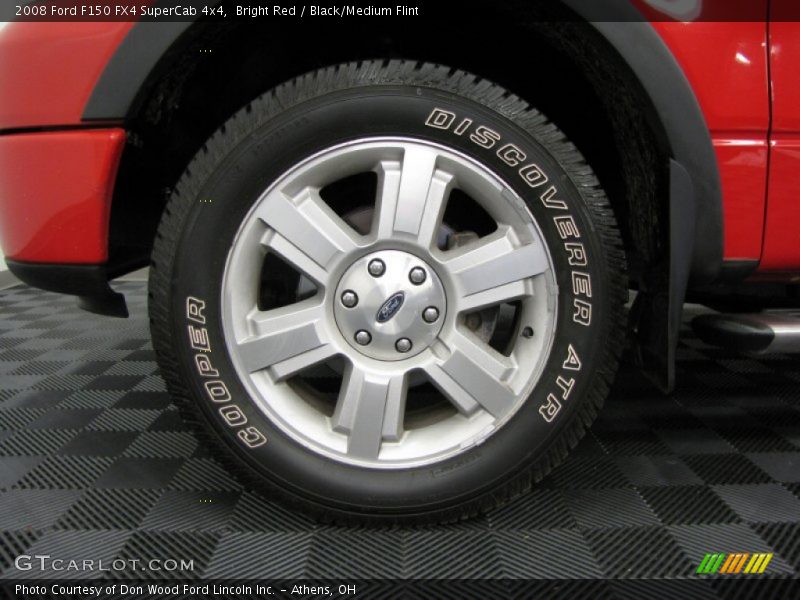 Bright Red / Black/Medium Flint 2008 Ford F150 FX4 SuperCab 4x4