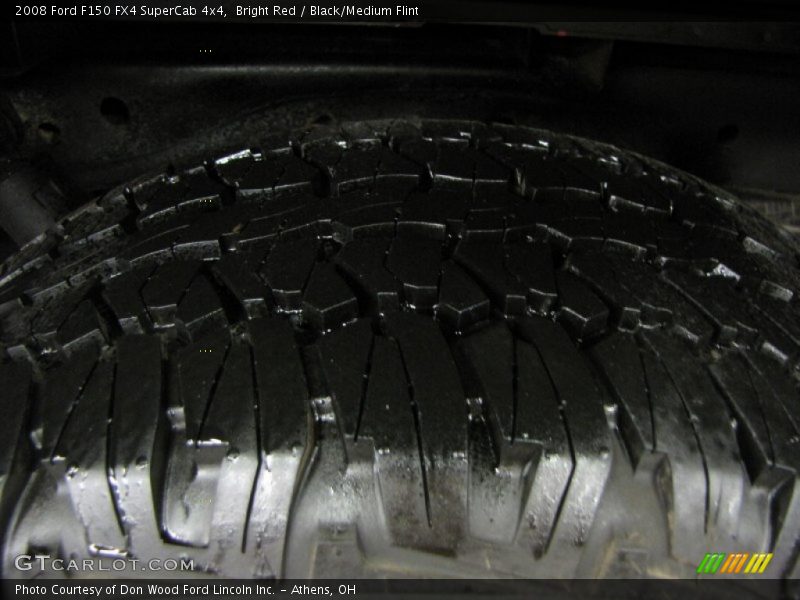 Bright Red / Black/Medium Flint 2008 Ford F150 FX4 SuperCab 4x4