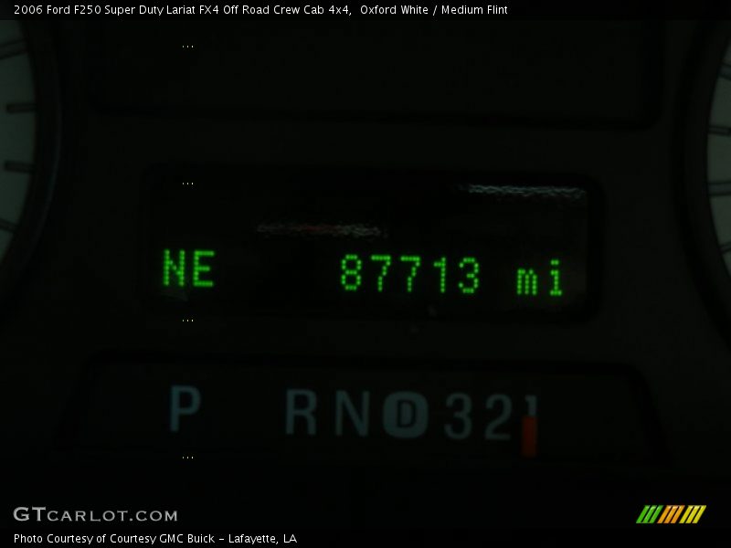 Oxford White / Medium Flint 2006 Ford F250 Super Duty Lariat FX4 Off Road Crew Cab 4x4