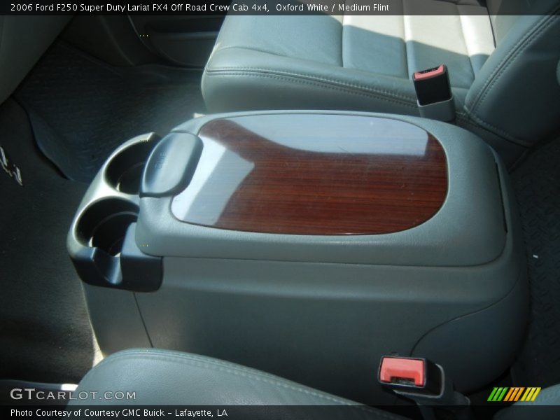 Oxford White / Medium Flint 2006 Ford F250 Super Duty Lariat FX4 Off Road Crew Cab 4x4