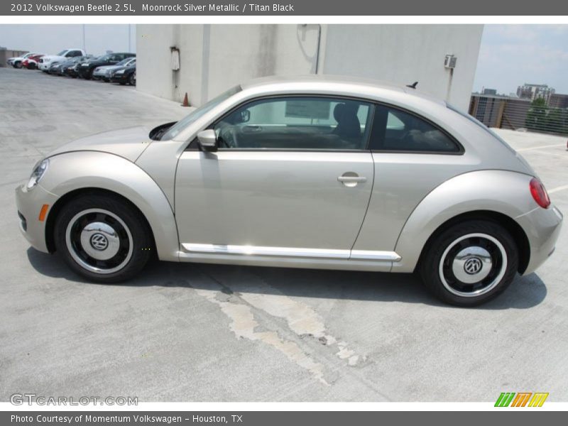Moonrock Silver Metallic / Titan Black 2012 Volkswagen Beetle 2.5L