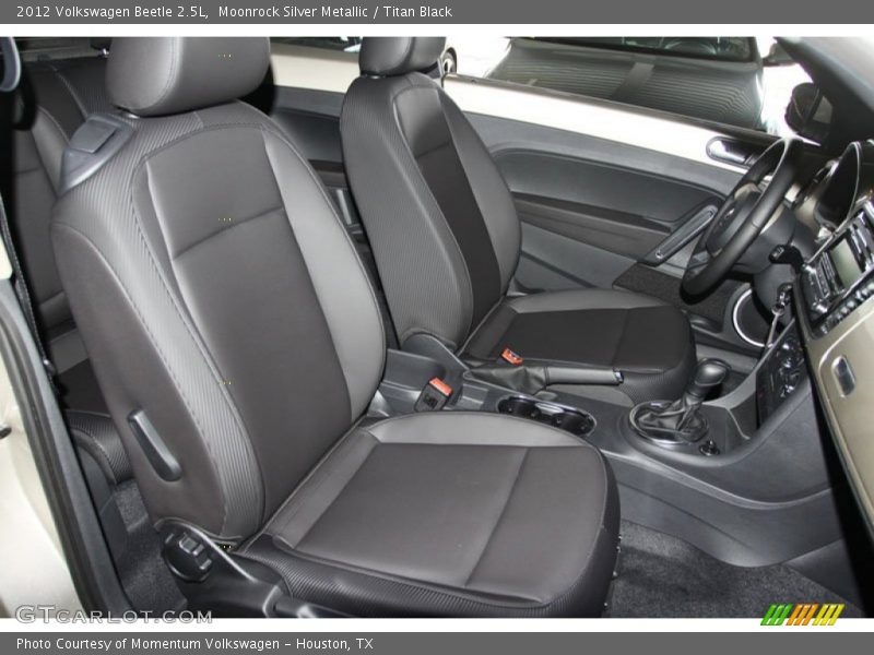 Moonrock Silver Metallic / Titan Black 2012 Volkswagen Beetle 2.5L