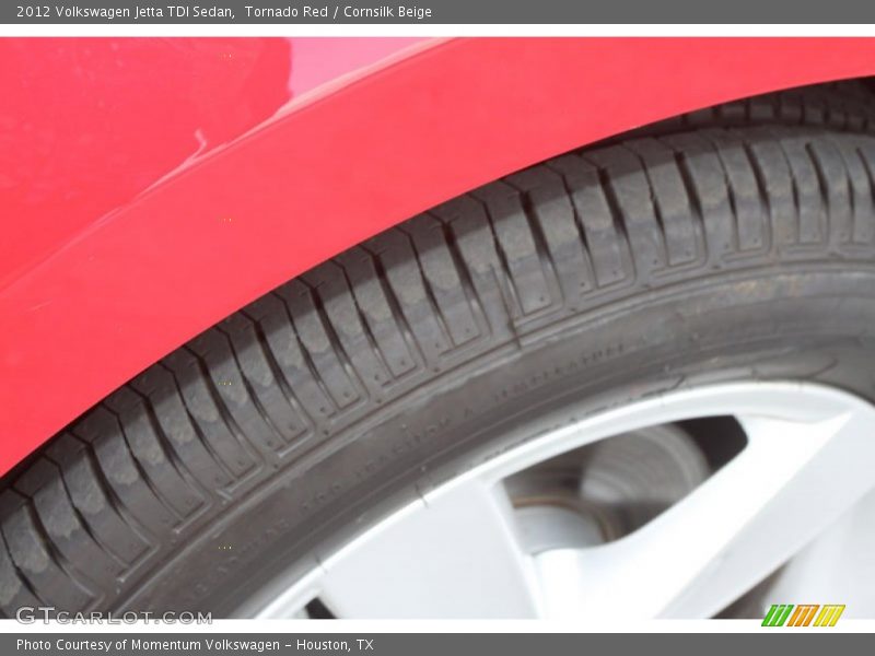 Tornado Red / Cornsilk Beige 2012 Volkswagen Jetta TDI Sedan