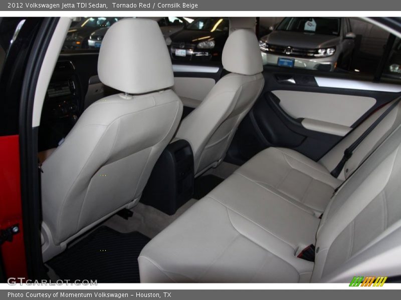 Tornado Red / Cornsilk Beige 2012 Volkswagen Jetta TDI Sedan