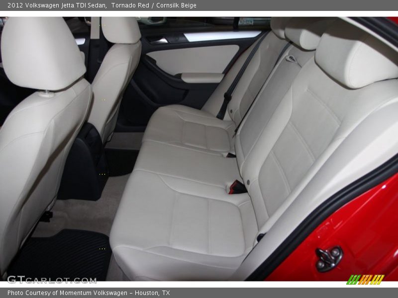 Tornado Red / Cornsilk Beige 2012 Volkswagen Jetta TDI Sedan