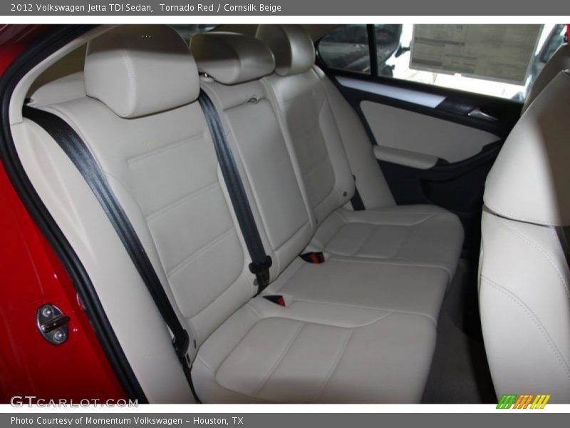 Tornado Red / Cornsilk Beige 2012 Volkswagen Jetta TDI Sedan