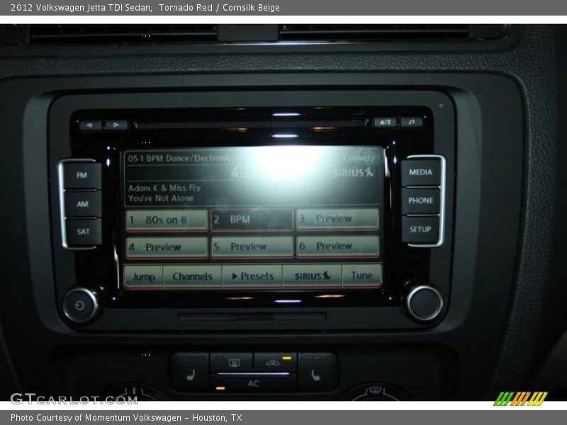 Tornado Red / Cornsilk Beige 2012 Volkswagen Jetta TDI Sedan