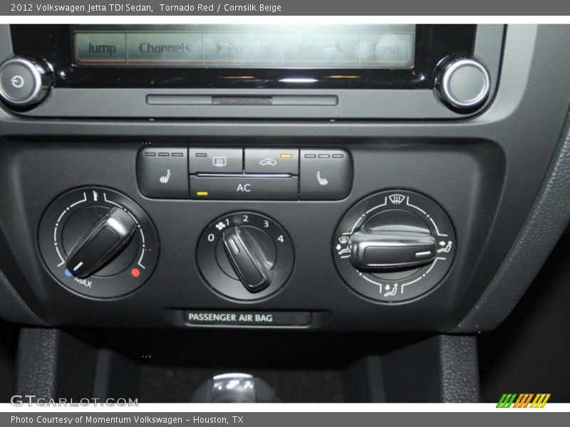 Tornado Red / Cornsilk Beige 2012 Volkswagen Jetta TDI Sedan