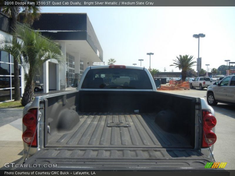 Bright Silver Metallic / Medium Slate Gray 2008 Dodge Ram 3500 ST Quad Cab Dually