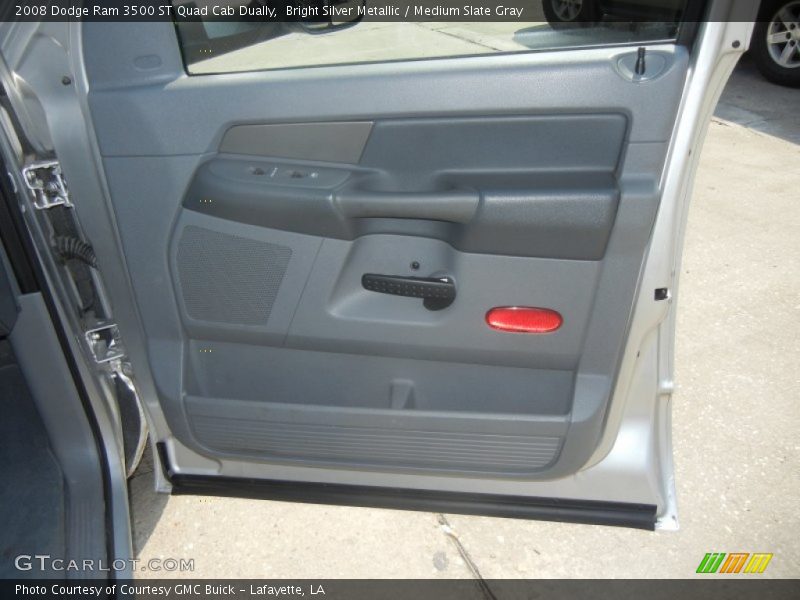 Bright Silver Metallic / Medium Slate Gray 2008 Dodge Ram 3500 ST Quad Cab Dually