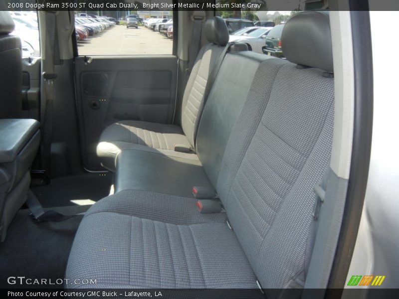 Bright Silver Metallic / Medium Slate Gray 2008 Dodge Ram 3500 ST Quad Cab Dually