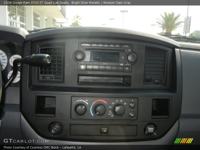 Bright Silver Metallic / Medium Slate Gray 2008 Dodge Ram 3500 ST Quad Cab Dually