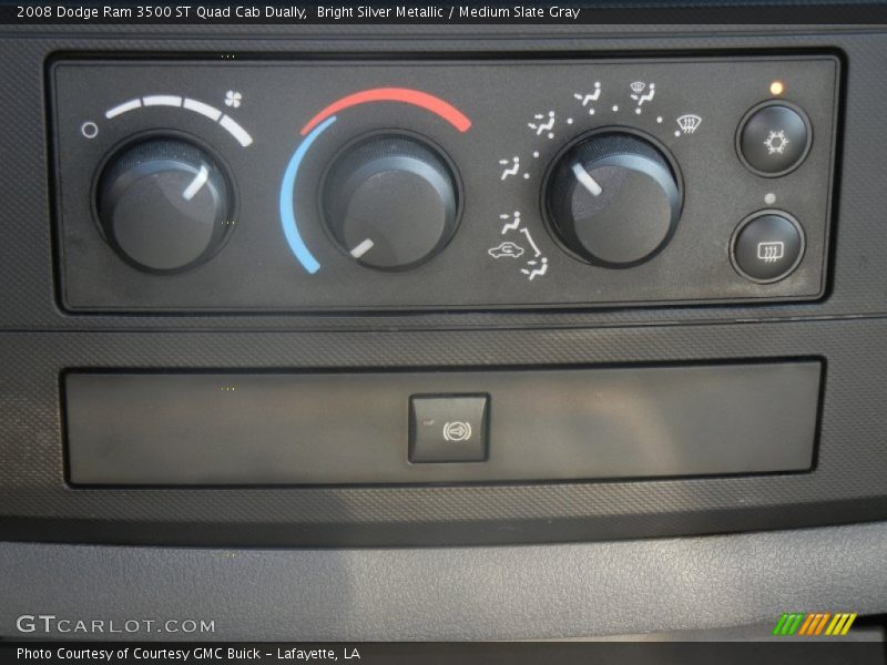 Bright Silver Metallic / Medium Slate Gray 2008 Dodge Ram 3500 ST Quad Cab Dually