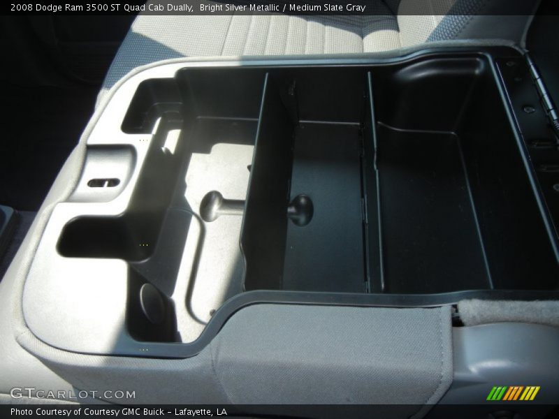Bright Silver Metallic / Medium Slate Gray 2008 Dodge Ram 3500 ST Quad Cab Dually