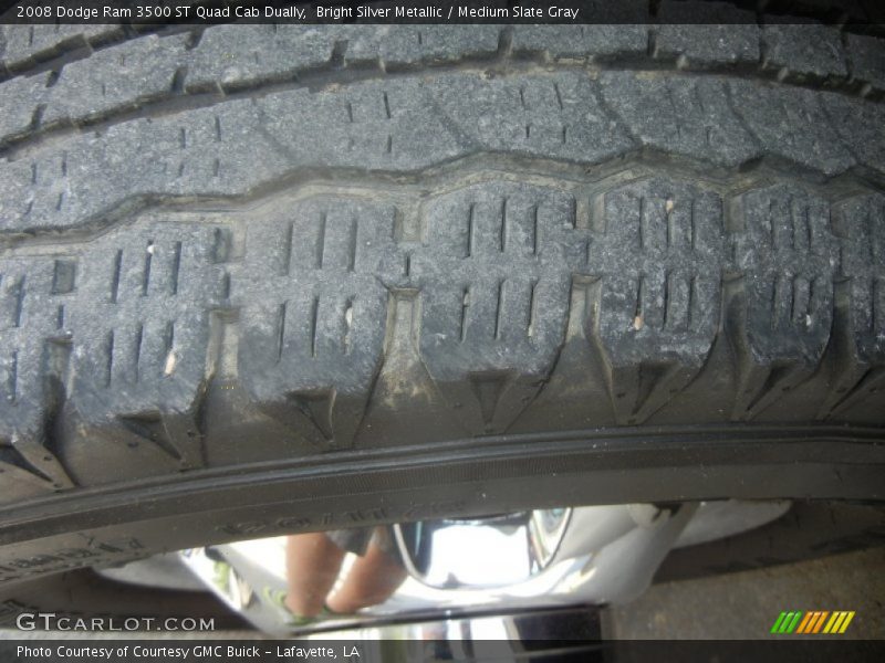 Bright Silver Metallic / Medium Slate Gray 2008 Dodge Ram 3500 ST Quad Cab Dually