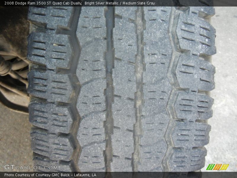 Bright Silver Metallic / Medium Slate Gray 2008 Dodge Ram 3500 ST Quad Cab Dually