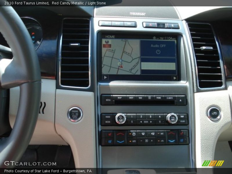 Red Candy Metallic / Light Stone 2010 Ford Taurus Limited