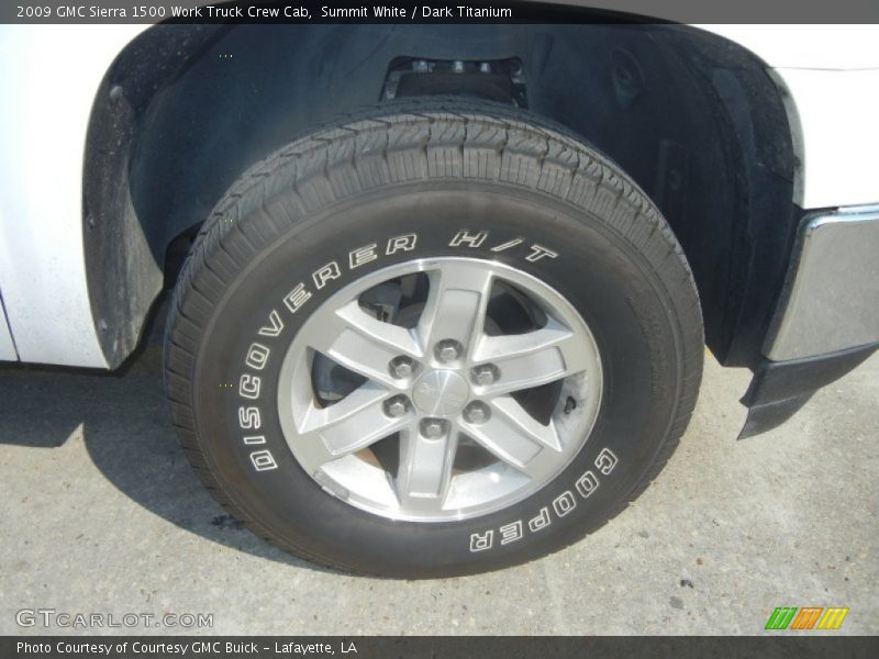 Summit White / Dark Titanium 2009 GMC Sierra 1500 Work Truck Crew Cab