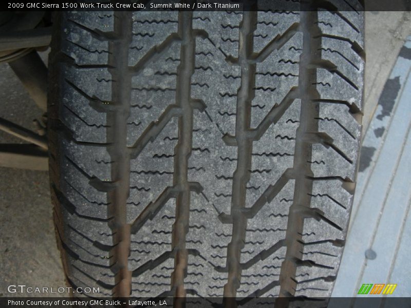 Summit White / Dark Titanium 2009 GMC Sierra 1500 Work Truck Crew Cab
