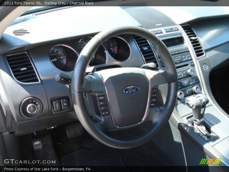 Sterling Grey / Charcoal Black 2011 Ford Taurus SEL