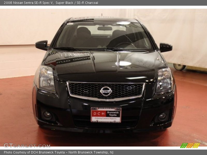 Super Black / SE-R Charcoal 2008 Nissan Sentra SE-R Spec V