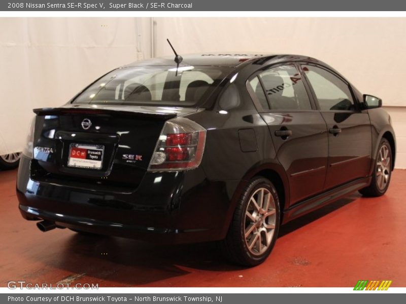 Super Black / SE-R Charcoal 2008 Nissan Sentra SE-R Spec V