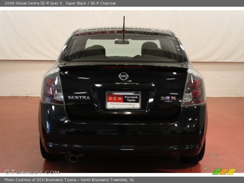 Super Black / SE-R Charcoal 2008 Nissan Sentra SE-R Spec V