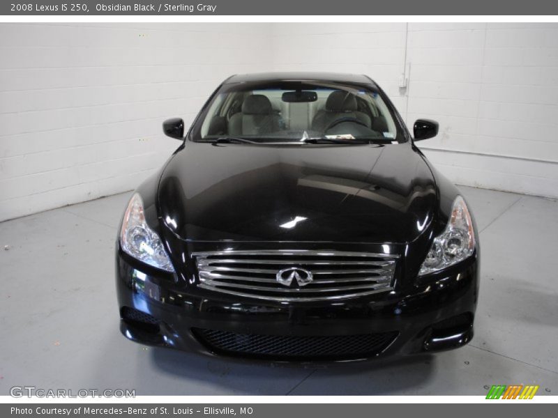 Obsidian Black / Sterling Gray 2008 Lexus IS 250