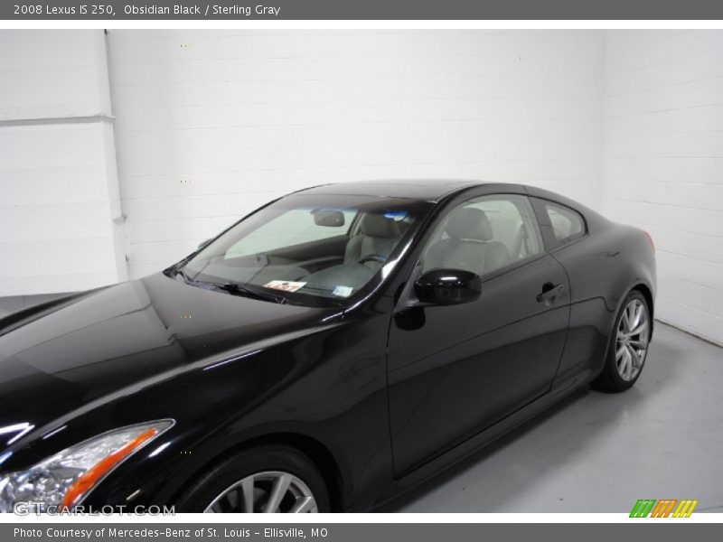 Obsidian Black / Sterling Gray 2008 Lexus IS 250
