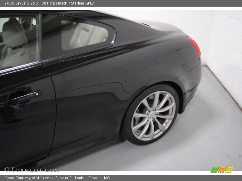 Obsidian Black / Sterling Gray 2008 Lexus IS 250