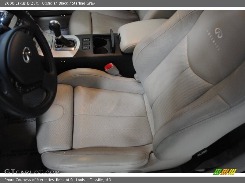 Obsidian Black / Sterling Gray 2008 Lexus IS 250