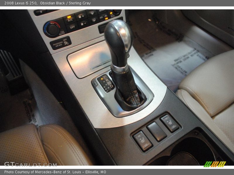 Obsidian Black / Sterling Gray 2008 Lexus IS 250