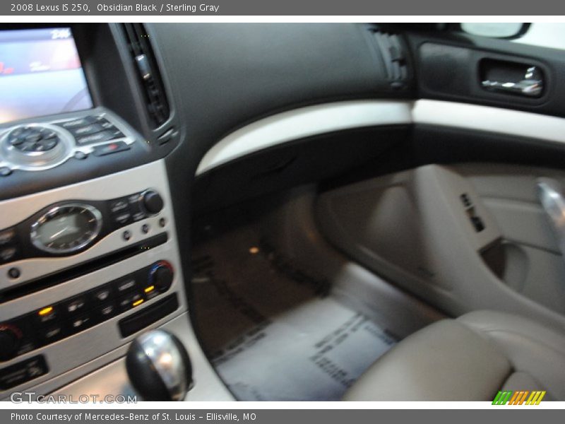 Obsidian Black / Sterling Gray 2008 Lexus IS 250