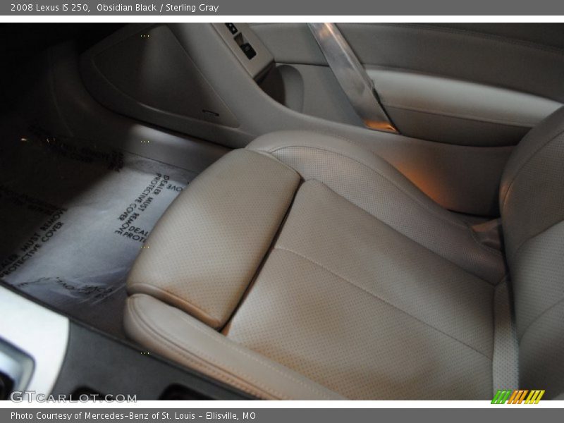 Obsidian Black / Sterling Gray 2008 Lexus IS 250