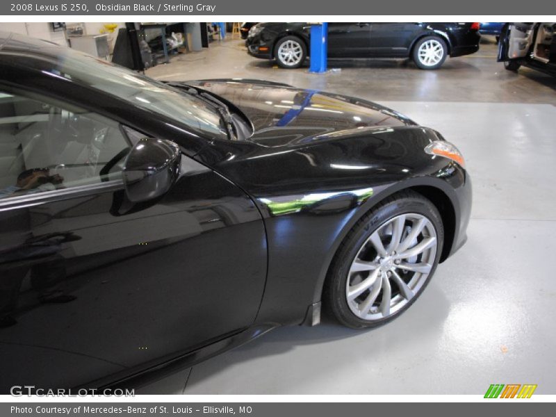 Obsidian Black / Sterling Gray 2008 Lexus IS 250
