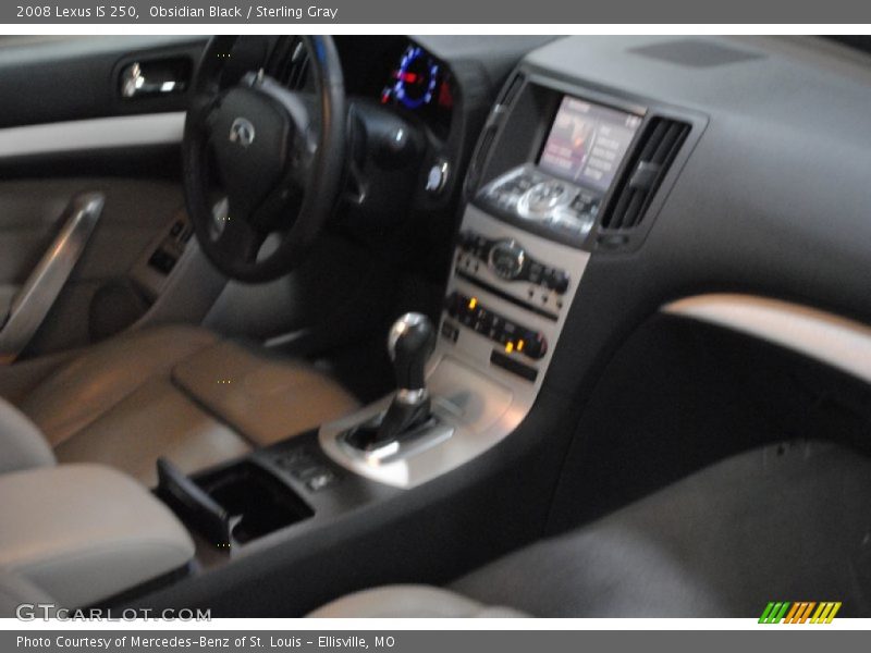 Obsidian Black / Sterling Gray 2008 Lexus IS 250
