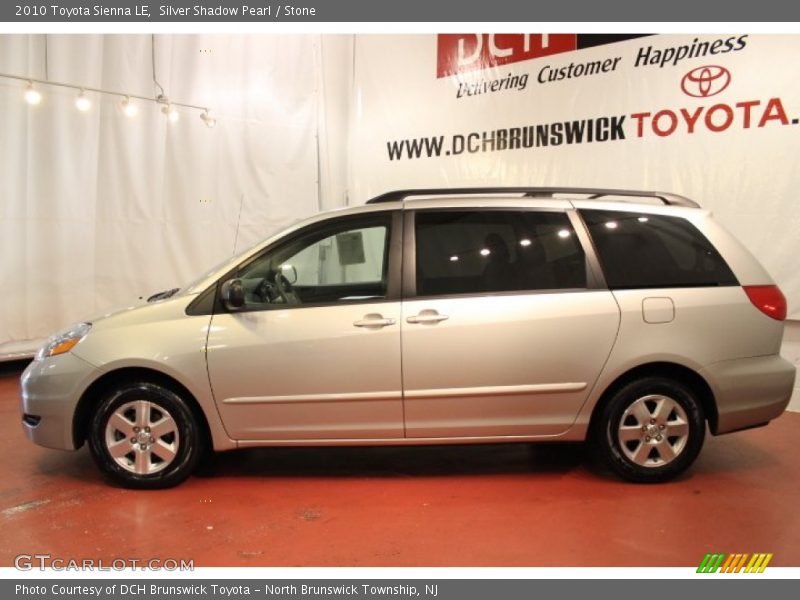 Silver Shadow Pearl / Stone 2010 Toyota Sienna LE