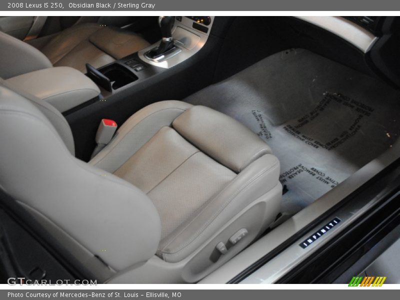 Obsidian Black / Sterling Gray 2008 Lexus IS 250