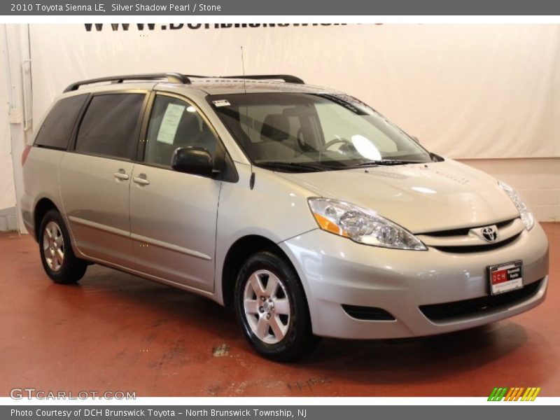 Silver Shadow Pearl / Stone 2010 Toyota Sienna LE