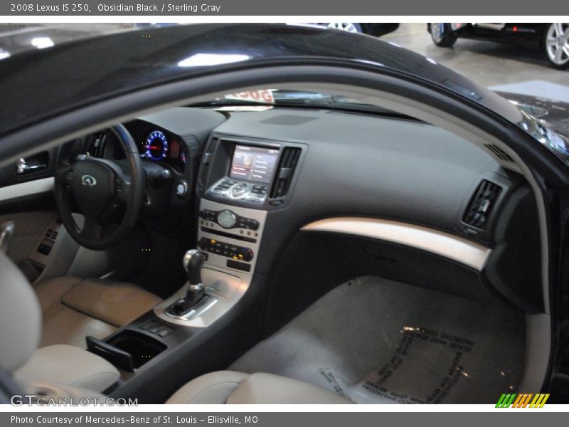 Obsidian Black / Sterling Gray 2008 Lexus IS 250