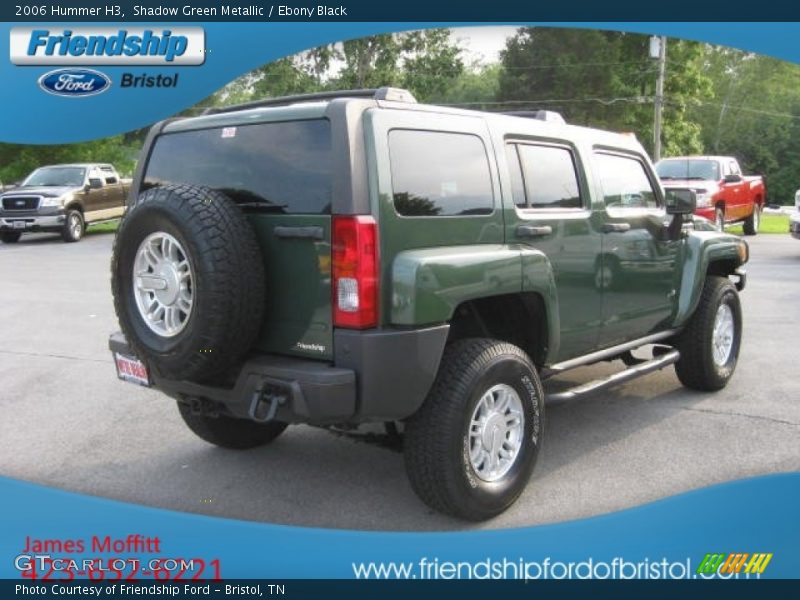 Shadow Green Metallic / Ebony Black 2006 Hummer H3