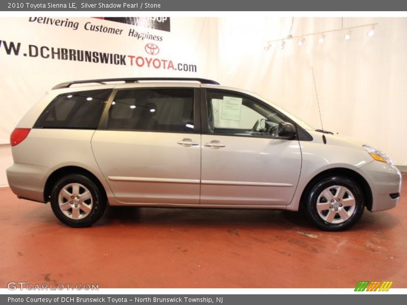 Silver Shadow Pearl / Stone 2010 Toyota Sienna LE
