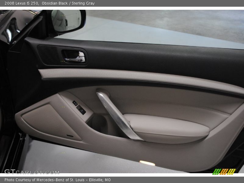 Obsidian Black / Sterling Gray 2008 Lexus IS 250